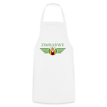 Ich liebe Simbabwe, Eleganz Stil Design T-Shirt - Kochschürze - Weiß - Vorne - AI Model Male 185 dark (185cm)