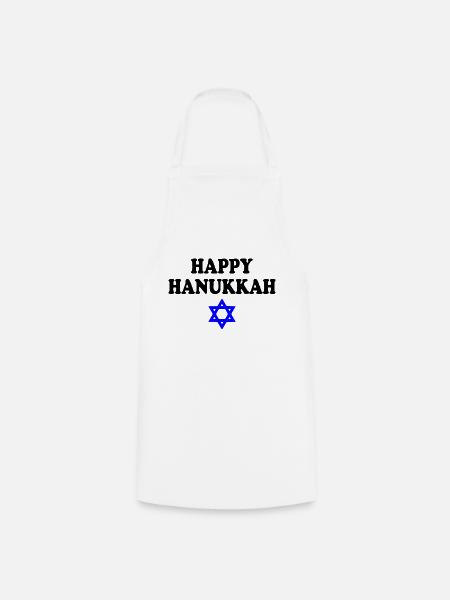 HAPPY HANUKKAH - Kochschürze - Weiß