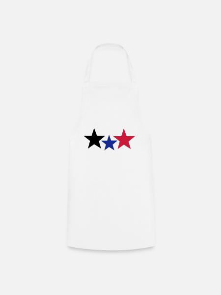 Stars - Kochschürze - Weiß