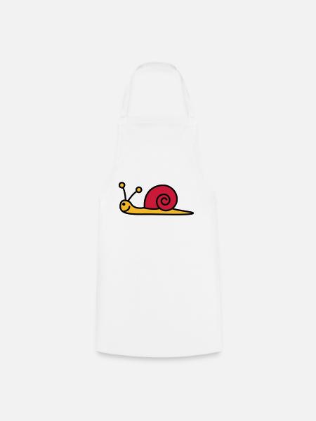 schnecke_3c - Tablier de cuisine - blanc