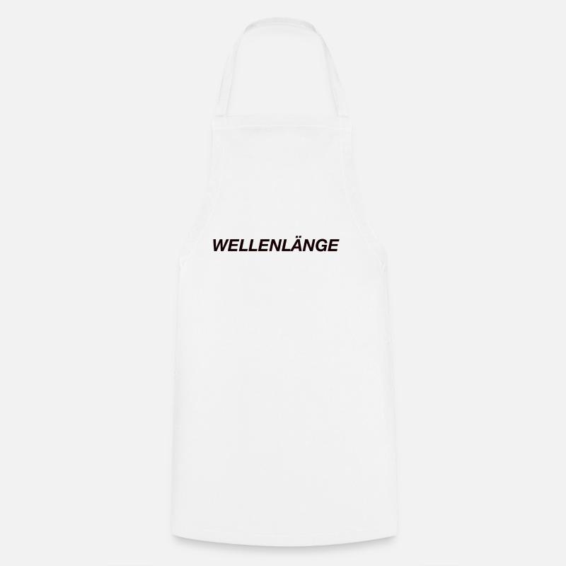 Wellenlänge - Kochschürze - Weiß