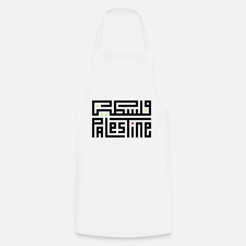 FALASTIN PALESTINE - Tablier de cuisine - blanc