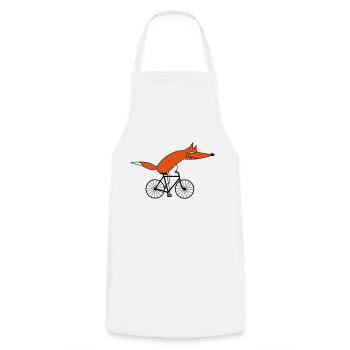 Cycliste intelligent (c) - Tablier de cuisine - blanc - Devant - AI Model Male 185 dark (185cm)