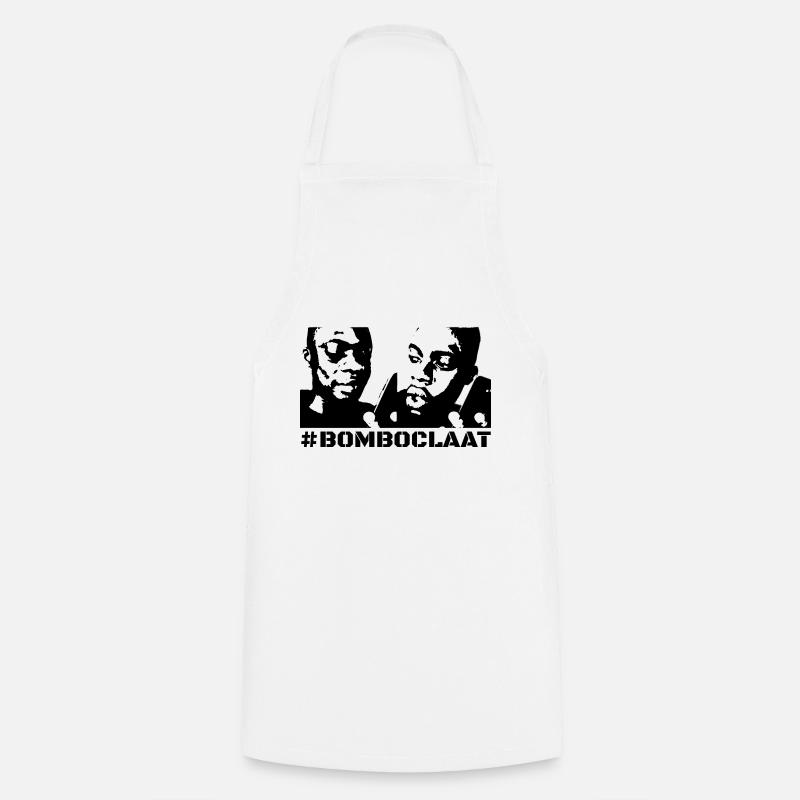 BOMBOCLAAT - Cooking Apron - white