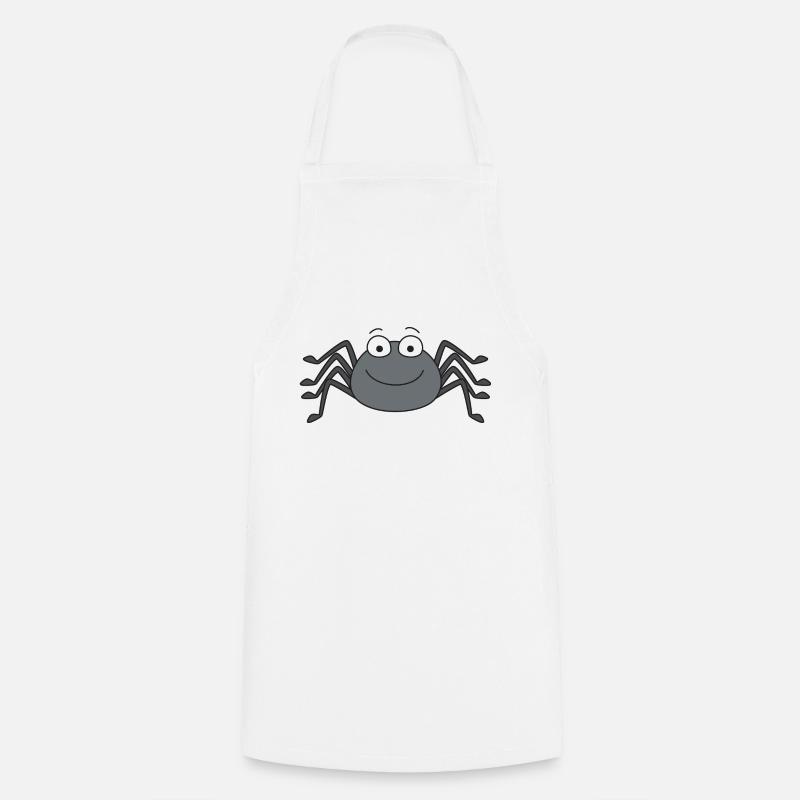 spider - Cooking Apron - white