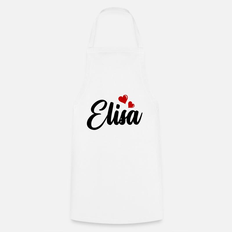 TEST ELISA - Tablier de cuisine - blanc