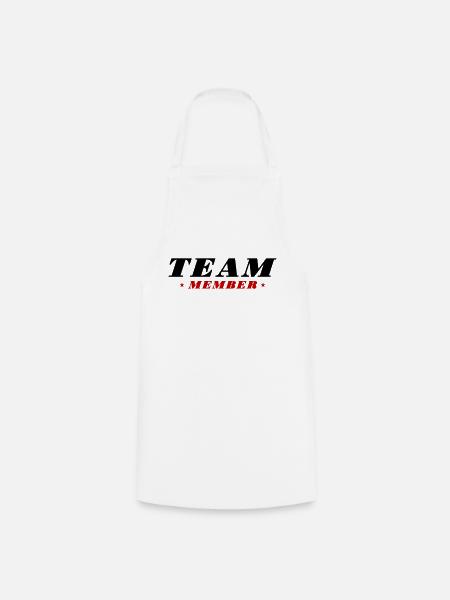 Team Mitglied - Kochschürze - Weiß
