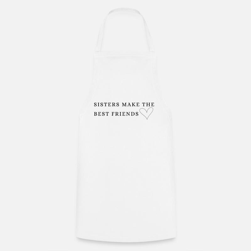 Sister - Cooking Apron - white