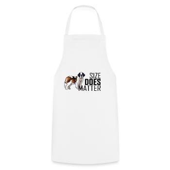 Chemise drôle de chien de rue Bernard - Tablier de cuisine - blanc - Devant - AI Model Male 185 dark (185cm)