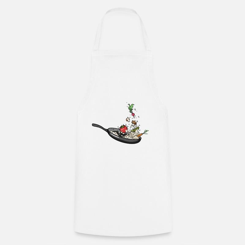 Vegetable pan - Cooking Apron - white
