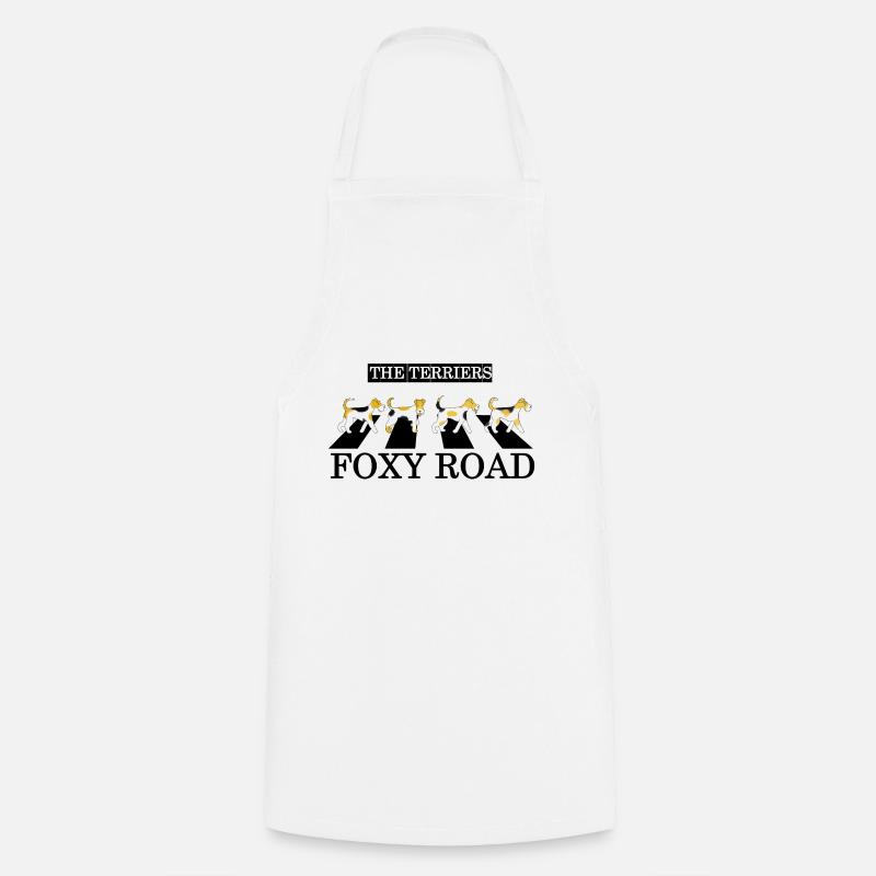 If Fox Terriers Would Form a Band - Tablier de cuisine - blanc