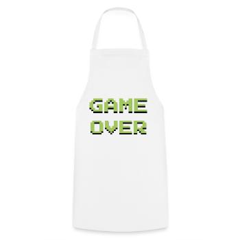 Game Over - Tablier de cuisine - blanc - Devant - AI Model Male 185 dark (185cm)