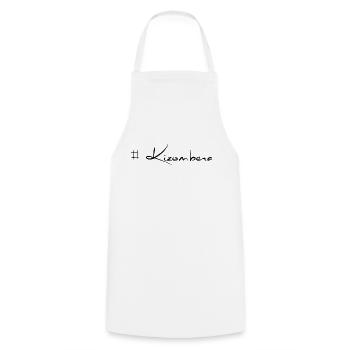 Kizomba Kizombera - Cooking Apron - white - Front - AI Model Male 185 dark (185cm)