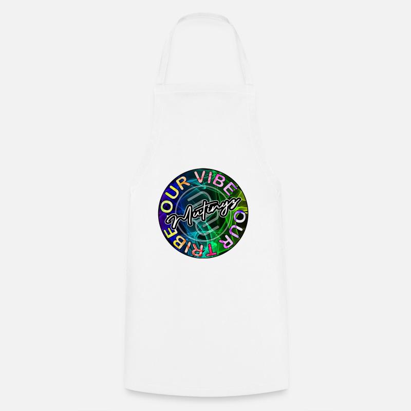 Mutinyz ovot circle logo - Cooking Apron - white