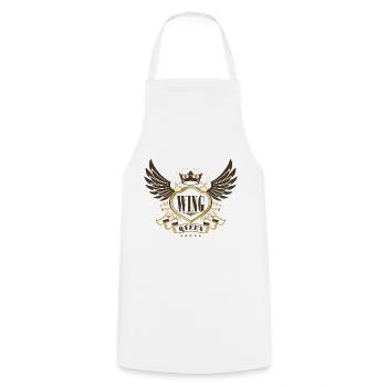 Biker Motorcycle Motorcycling Goldwing Queen - Cooking Apron - white - Front - AI Model Male 185 dark (185cm)