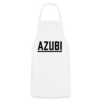 Azubi Tshirt 4 23 schwarz - Kochschürze - Weiß - Vorne - AI Model Male 185 dark (185cm)