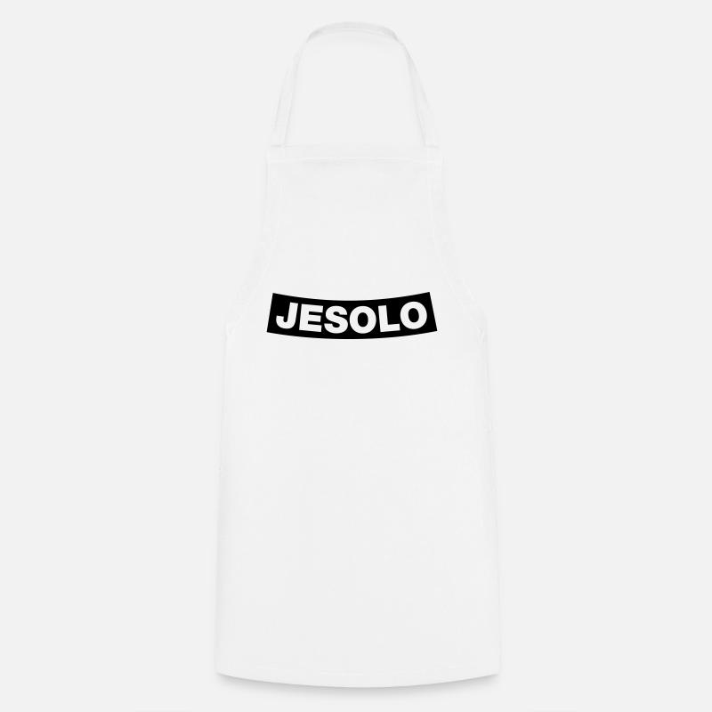 Jesolo Chapter Element 1C (JGA MC-Rocker-Style) - Tablier de cuisine - blanc