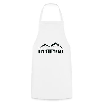 Trail Running Sports - Cooking Apron - white - Front - AI Model Male 185 dark (185cm)