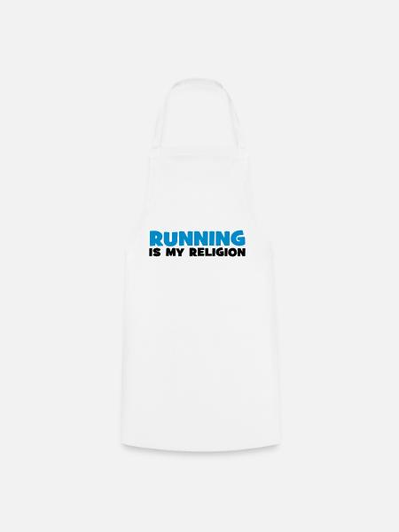 running - Kochschürze - Weiß