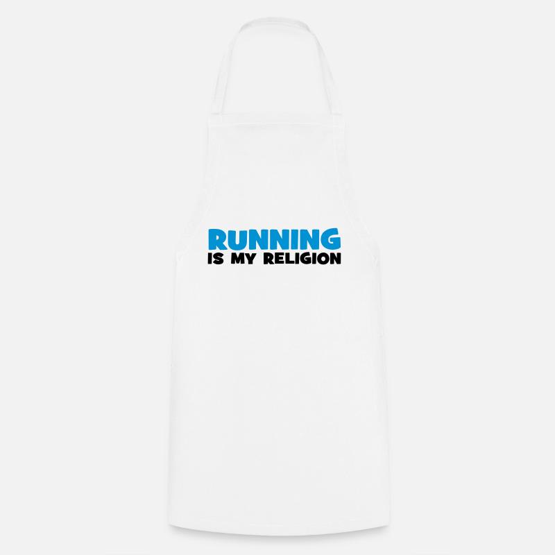running - Kochschürze - Weiß