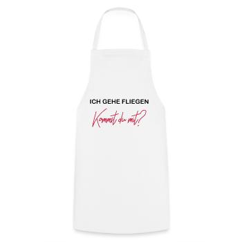 fly - Cooking Apron - white - Front - AI Model Male 185 dark (185cm)