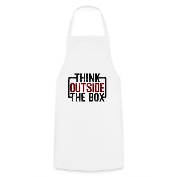 Sortez des sentiers battus - succès vintage - Tablier de cuisine - blanc - Devant - AI Model Male 185 dark (185cm)