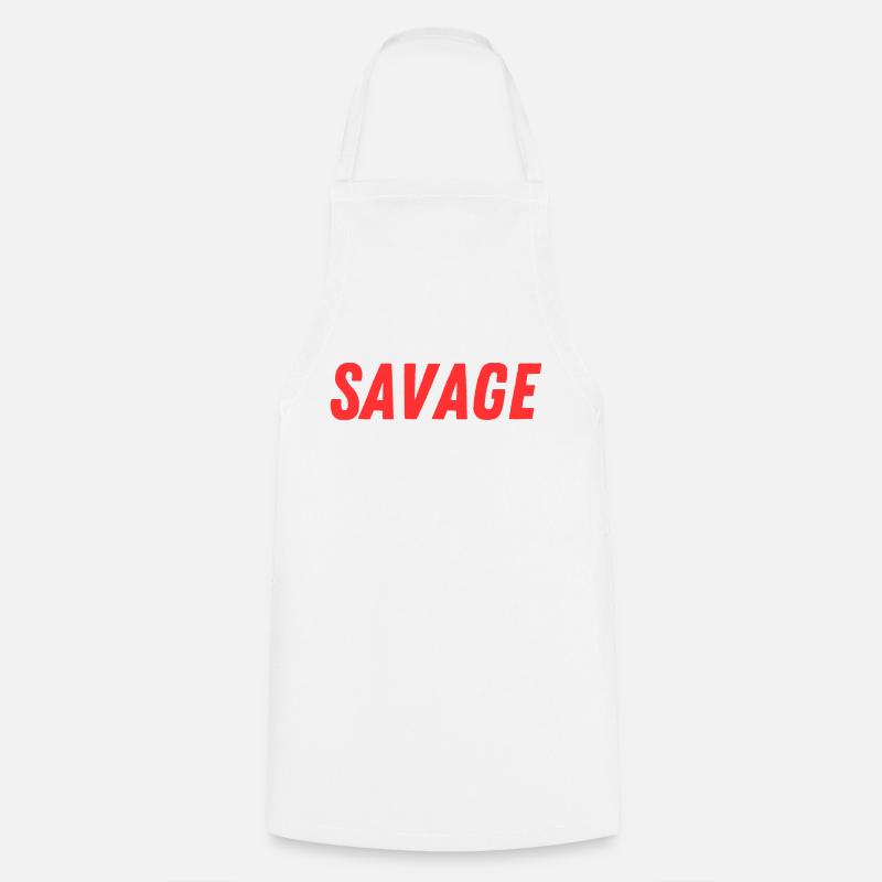 savage - Kochschürze - Weiß