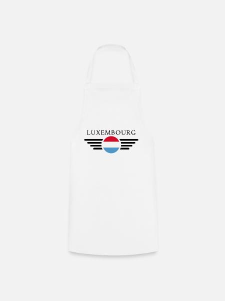 Luxemburg Stil T-Shirt - Kochschürze - Weiß