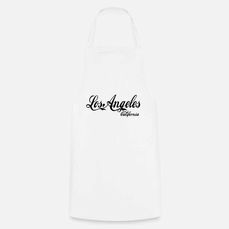 los angeles california - Cooking Apron - white