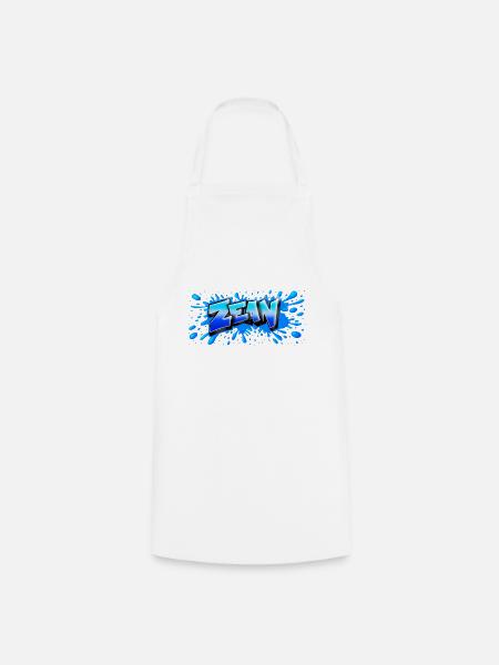 ZEAN GRAFFITI NAME PRINTABLE - Kochschürze - Weiß