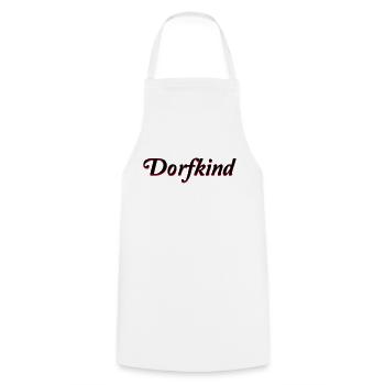 dorfkind - Kochschürze - Weiß - Vorne - AI Model Male 185 dark (185cm)