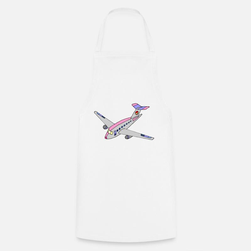 plane - Cooking Apron - white