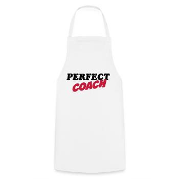 Perfect coach - Tablier de cuisine - blanc - Devant - AI Model Male 185 dark (185cm)