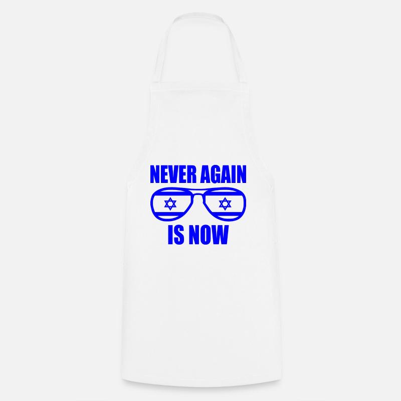 Never again is now - Kochschürze - Weiß