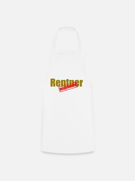 rentner - Kochschürze - Weiß
