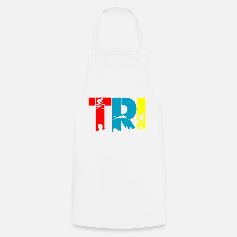 Triathlon - Cooking Apron - white