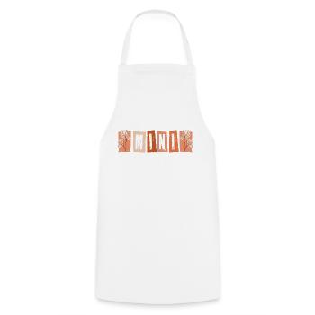 Paper Cut Baby - Cooking Apron - white - Front - AI Model Male 185 dark (185cm)