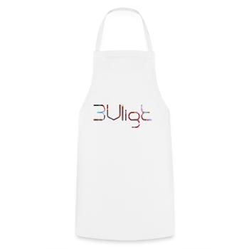 SMS chat langue fortifications anglais trois 3 trois - Tablier de cuisine - blanc - Devant - AI Model Male 185 dark (185cm)