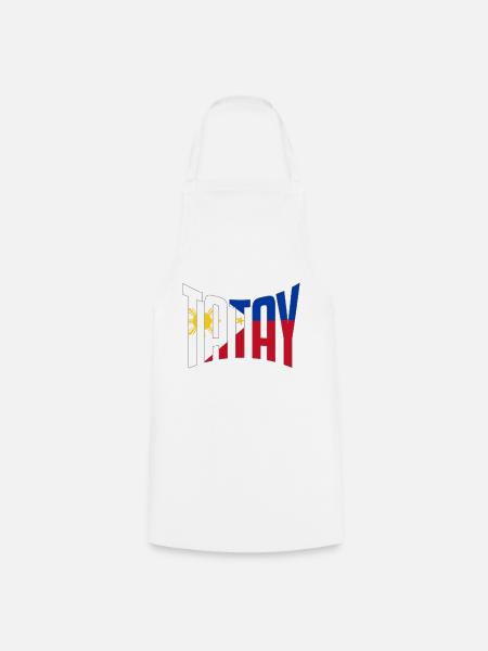 Philippinen Filipino Pogi Vintage Süß I Geschenk - Kochschürze - Weiß