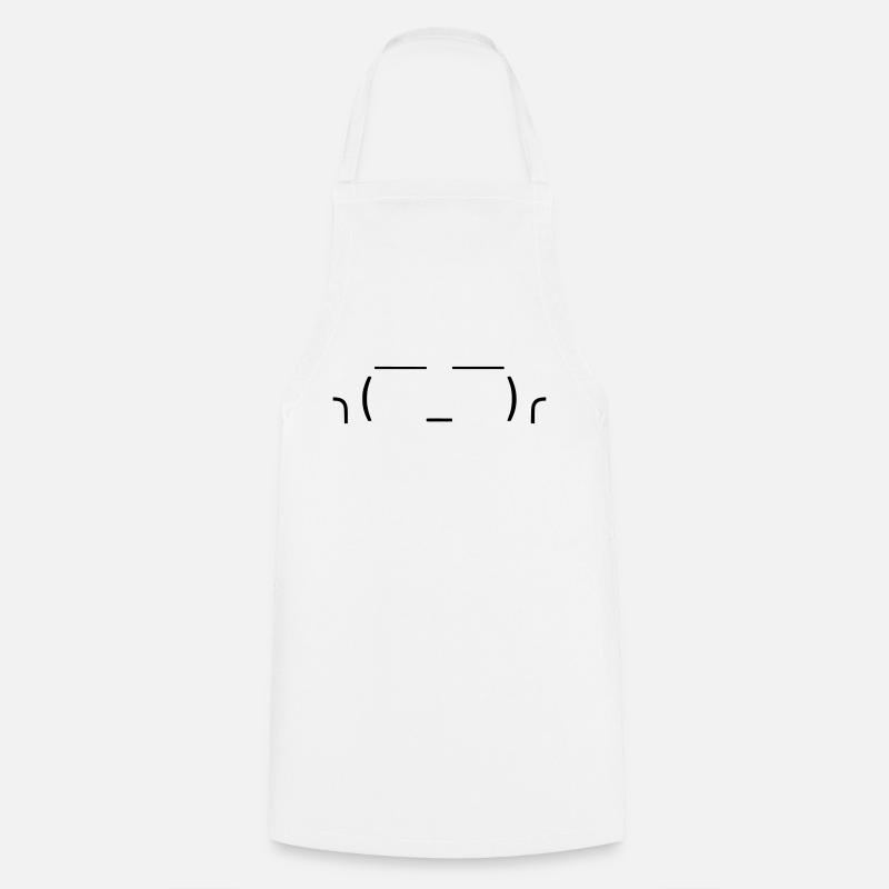 Laissez-le aller ! 🤷‍♂️ - Tablier de cuisine - blanc