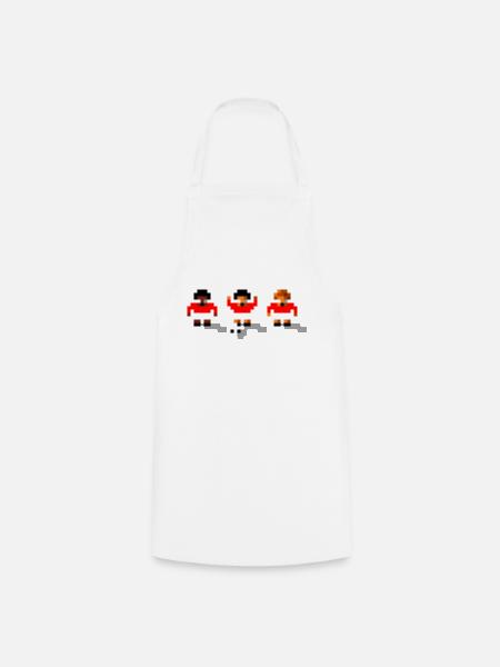 Soccer Red Team - Cooking Apron - white