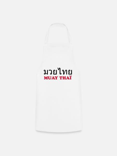 Muay Thai - Cooking Apron - white