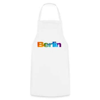 Berlin bunt T-Shirt - Kochschürze - Weiß - Vorne - AI Model Male 185 dark (185cm)