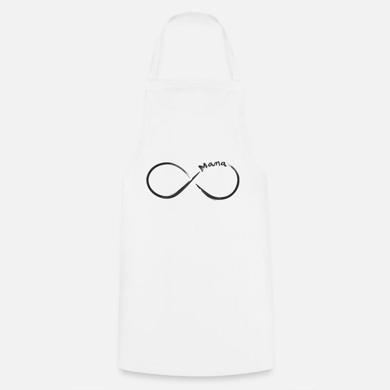 Unendlichkeit Mama - Kochschürze - Weiß