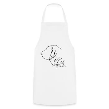 FILA BRASILEIRO Profil Chiens Wilsigns - Tablier de cuisine - blanc - Devant - AI Model Male 185 dark (185cm)