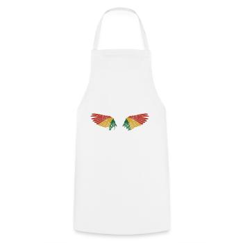 Juneteenth Black History Day Pride Gift - Cooking Apron - white - Front - AI Model Male 185 dark (185cm)