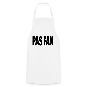 pas fan - Tablier de cuisine - blanc - Devant - AI Model Male 185 dark (185cm)