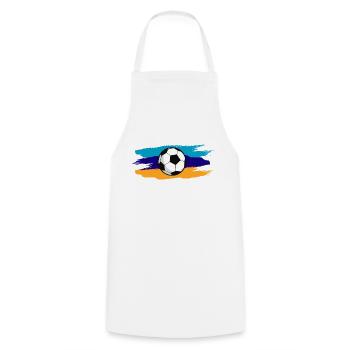 Fußball Football - Tablier de cuisine - blanc - Devant - AI Model Male 185 dark (185cm)