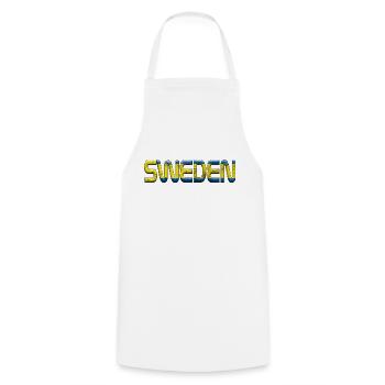 Sweden Sverige Viking Norden Scandinavia Schweden - Cooking Apron - white - Front - AI Model Male 185 dark (185cm)