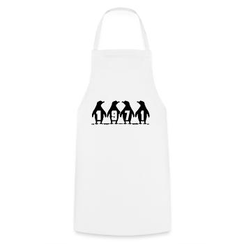1971 Anniversaire Bains de glace Anniversaire Nageurs d’hiver - Tablier de cuisine - blanc - Devant - AI Model Male 185 dark (185cm)